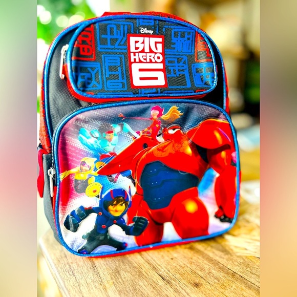 Disney Other - Backpack - Disney - Big Hero 6 Group School Bag New 12”